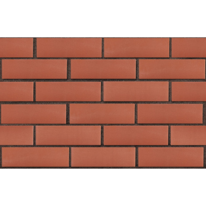 Кирпич облицовочный клинкерный ЛСР, 0.71НФ пустотелый, Лондон красный, гладкий, М300, 250х85х65 мм