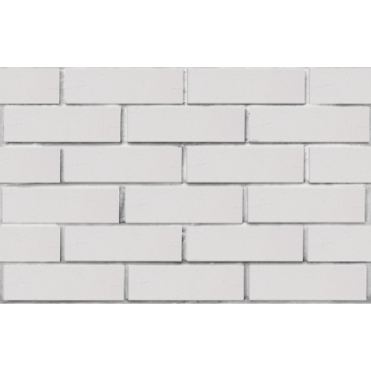 Кирпич облицовочный клинкерный ЛСР, 0.71НФ пустотелый, Вернамо белый, винтаж, М300, 250х85х65 мм