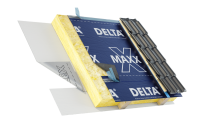 DELTA-MAXX X диффузионная мембрана экстремальной прочности, с двумя зонами проклейки и адсорбционным слоем