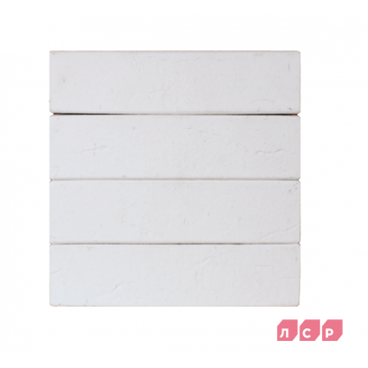 Кирпич облицовочный клинкерный ЛСР, 0.71НФ пустотелый, Вернамо белый, винтаж, М300, 250х85х65 мм