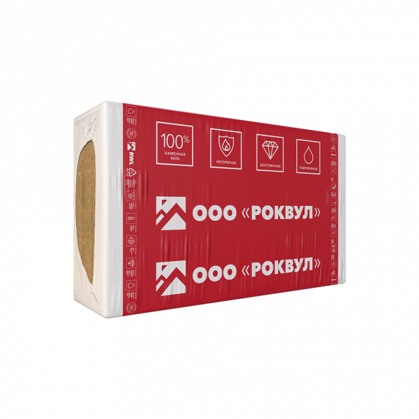 Rockwool Руф Баттс Н Оптима, 150х600х1000 мм 1,2 м², 0.18 м³ уп