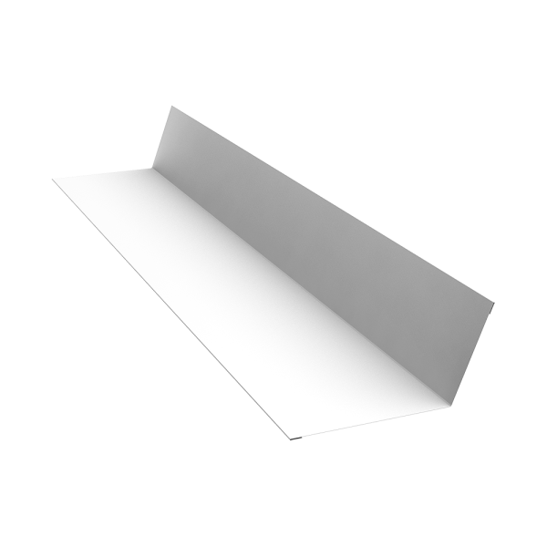 GL Планка примыкания, 90х140 мм 0.45 мм, PE, RAL 9003, L=2000 мм