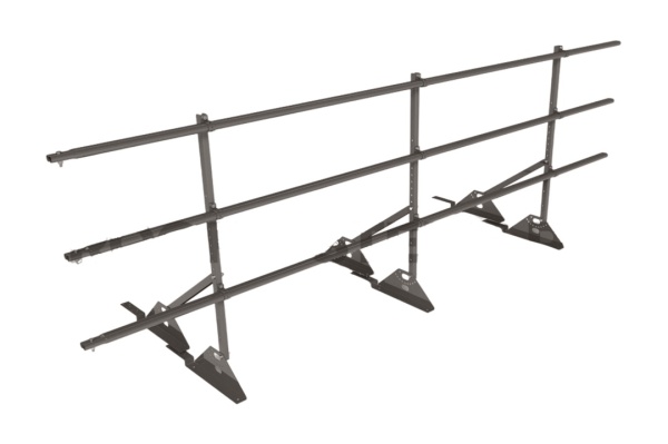 Ограждение кровельное для композитной черепицы Roofsystems Prestige композит, H=900 мм RAL 7004, L=3000 мм