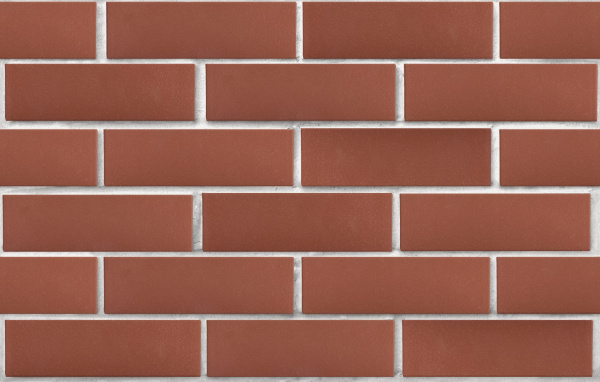 Кирпич облицовочный клинкерный ЛСР, 0.71НФ пустотелый, Эдинбург темно-красный, гладкий, М300, 250х85х65 мм