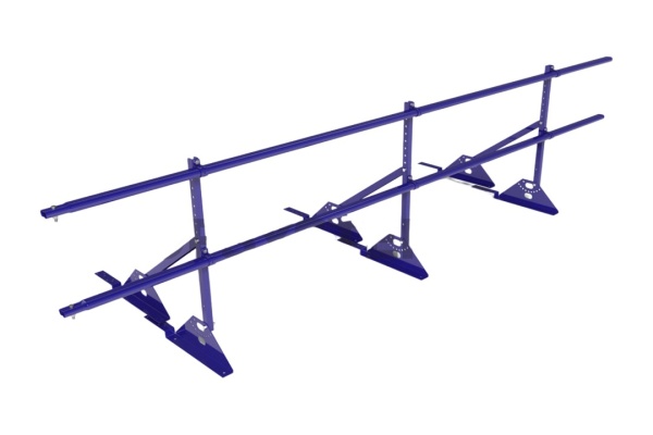 Ограждение кровельное для композитной черепицы Roofsystems Prestige композит, H=600 мм RAL 5005, L=3000 мм