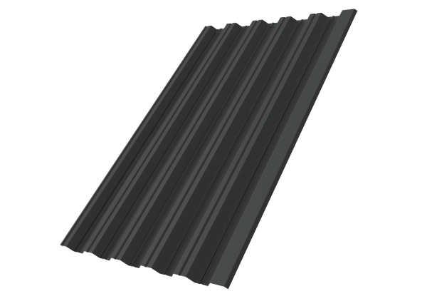 Профилированный лист GL HC35 R, 0.45 мм, Drap, RAL 7016