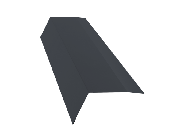 GL Карнизная планка, 100х65 мм 0.5 мм, Atlas X, RAL 7024, L=3000 мм