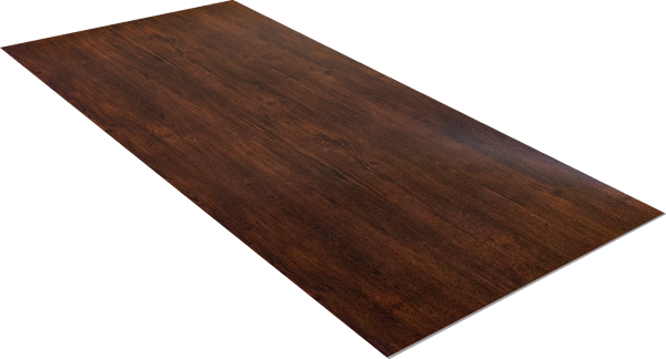 Плоский лист GL, 1250 х 2000 мм, с пленкой 0.45 мм, Print-double Premium, Cherry Wood Dark F