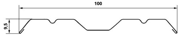 Штакетник Twin 0.45 мм, Print Elite, Sand Stone TwinColor