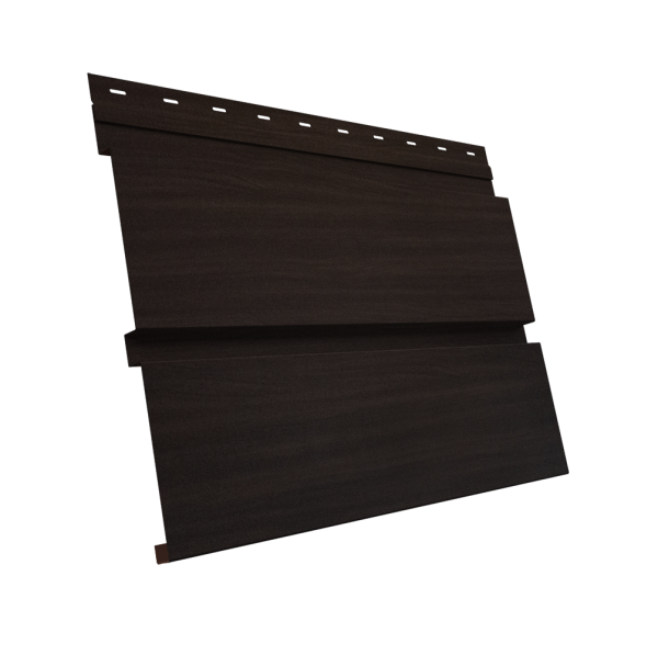 GL Софит металлический Квадро Брус, без перфорации 0.45 мм, Print Elite, Coffee Wood Blesk TwinColor