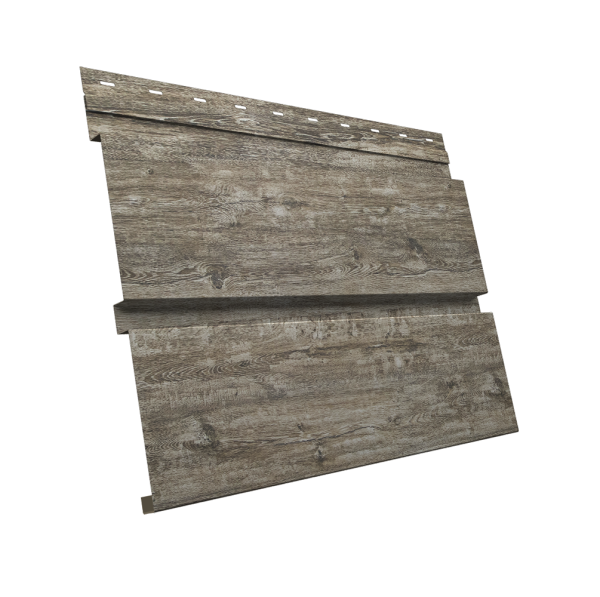 GL Софит металлический Квадро Брус, без перфорации 0.45 мм, Print Elite, Nordic Wood TwinColor