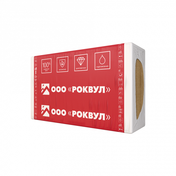 Rockwool Руф Баттс Н Оптима, 150х600х1000 мм 1,2 м², 0.18 м³ уп