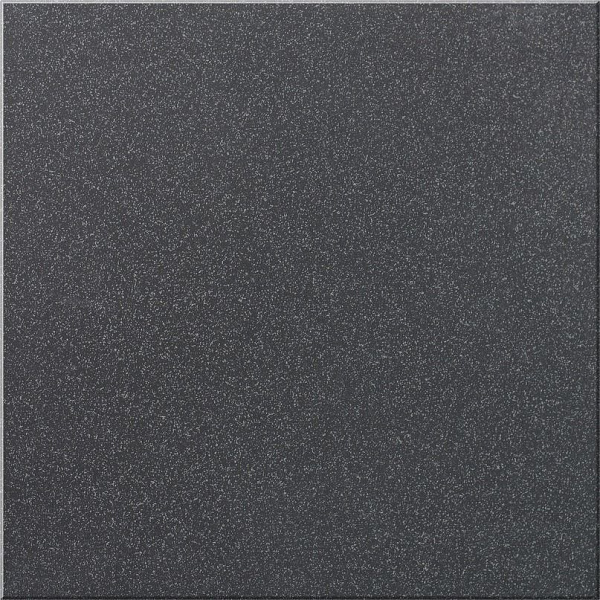 Керамогранит, Уральский гранит, Стандарт, 300х300х8 мм УГ 111, матовый, черный