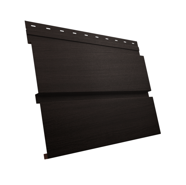 GL Софит металлический Квадро Брус, без перфорации 0.45 мм, Print Elite, Coffee Wood TwinColor