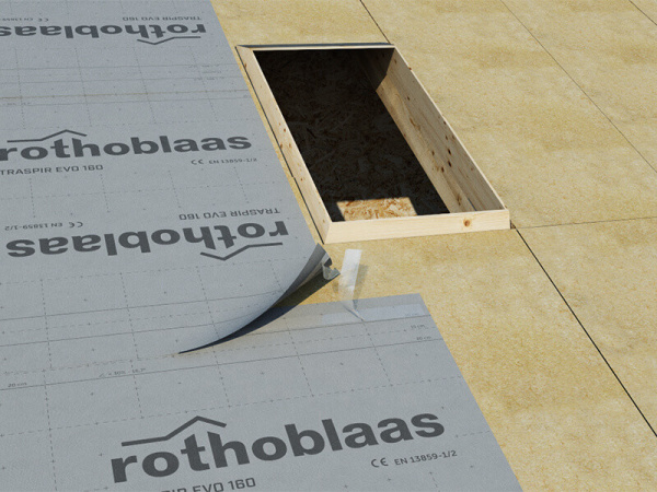 Holztechnic TRASPIR HOUSE MONO 160 TT, монолитная диффузионная мембрана,1.5 м х 50 м, 75 м²