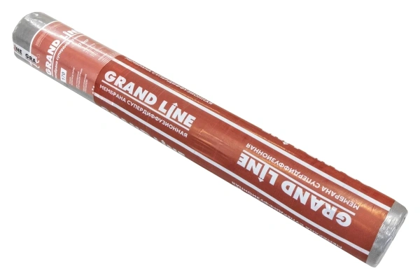 Мембрана супердиффузионная Grand Line 170+TAPE, 1.5х50 м 75 м²