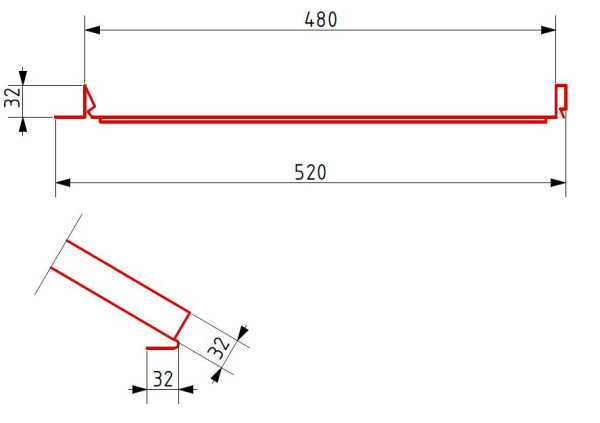 Самозащёлкивающиеся картины Armo 0.5 мм, Rooftop Бархат 275, RAL 7024