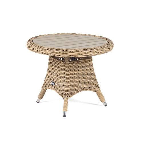 Стол кофейный из искусственного ротанга, Равенна цвет: соломенный