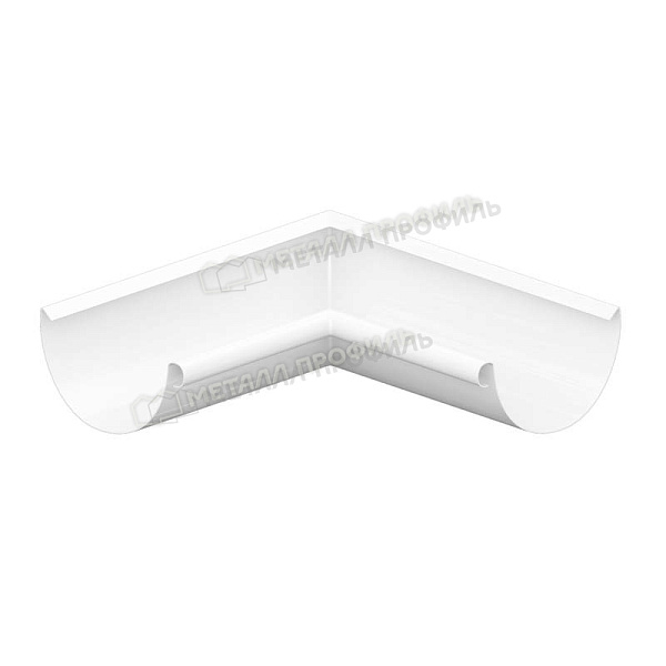 Угол желоба внутренний 90°, Ø125 мм, Металл Профиль Foramina, PUR, RAL 9010