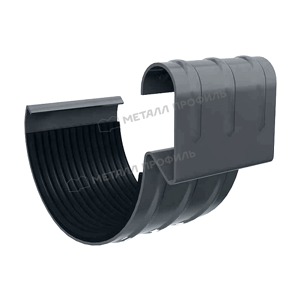 Соединитель желоба Ø 125 мм, Металл Профиль, GS lite, PE, RAL 7024