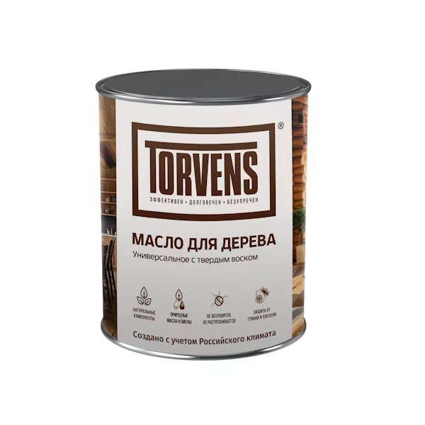 Масло для дерева универсальное Torvens, уп. 1 л бесцветное