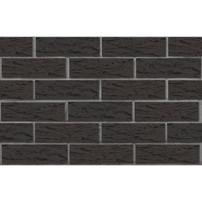 Кирпич облицовочный керамический ЛСР, 1НФ пустотелый, цвет: графит, рустик, М175, 250х120х65 мм