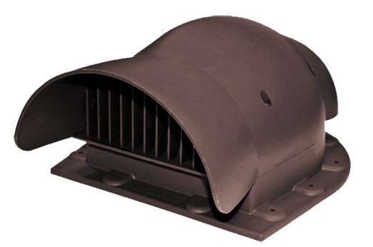 Кровельный вентиль Krovent KTV Seam, для фальцевой и мягкой кровли коричневый