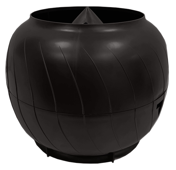 Дефлектор статический колпак Gervent, 160 мм темно-коричневый