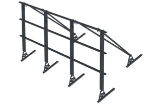 Ограждение кровельное для профнастила Orima SYS, H=1100 мм, L= 3000 мм RR 20