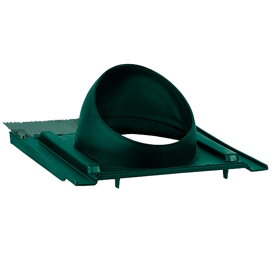Основание для вент.трубы Krovent Krovent General-Purpose для керамической черепицы 125/150 мм зеленый