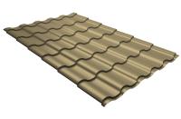 Металлочерепица Grand Line Kredo 0.5 мм, Satin, RAL 1015