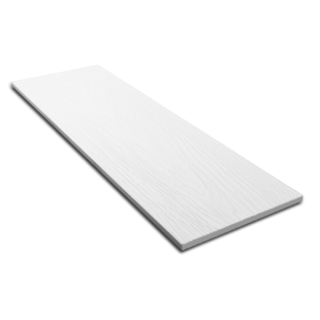 Фибросайдинг Decover, 8 мм, 190x3600  мм, цвет: snow
