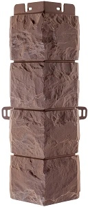 Угол фасадный Альта Профиль, Фагот, 450 х 130 мм цвет: можайский