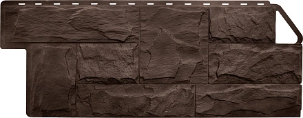 Фасадные панели Альта Профиль, Гранит ЭКО, 1130 х 480 мм цвет: коричневый