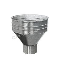 Воронка водосборная Ø350/150 мм, Металл Профиль Проект, Zn