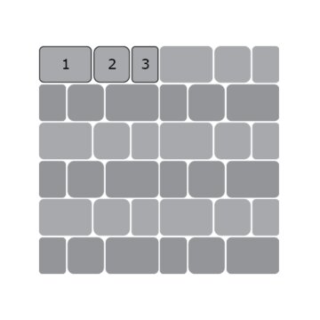 Тротуарная плитка SteinRus Инсбрук Инн 60 мм 150/225 х 112.5/150 мм, цвет: серый