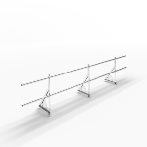 Ограждение кровельное Roofsystems Alum Next Н600, L=3000 мм RAL 7004
