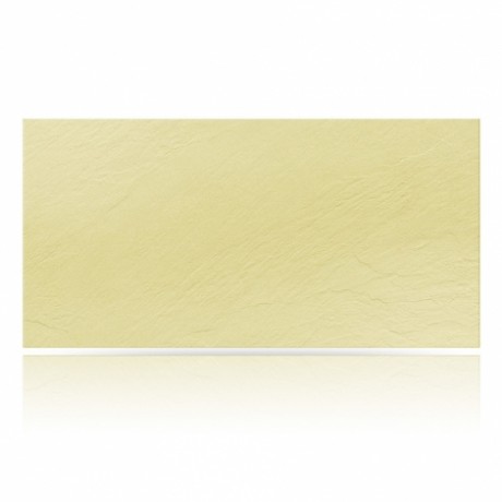 Керамогранит Уральский фасад, моноколор, рельеф светло-желтый 1200x600x11 мм
