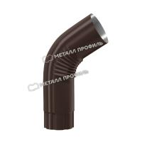 Колено трубы Ø 150 мм, Металл Профиль Проект, PE, RAL 8017