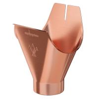 Воронка желоба, Aquasystem Элит Ø 150/100 мм, медь