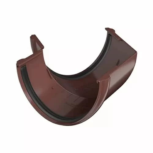 Угол желоба универсальный 135°, Технониколь пвх, стандарт Ø 125 мм, цвет: коричневый