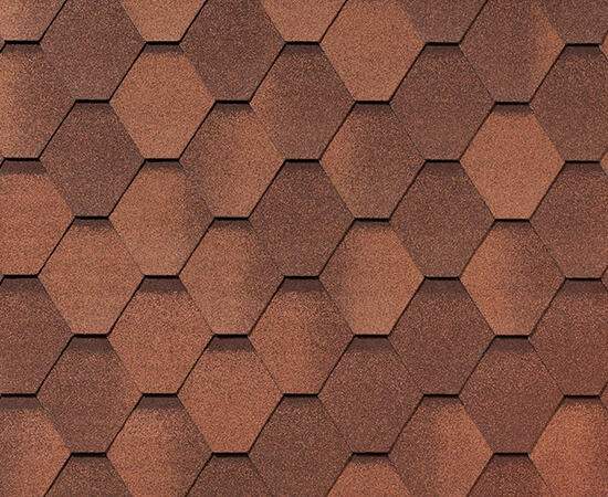 Битумная черепица RoofShield, Классик, стандарт цвет: капучино, 3 м² / уп.