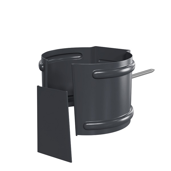 Держатель трубы на кирпич Ø 100 мм Металл Профиль Foramina, PUR, RAL 7024