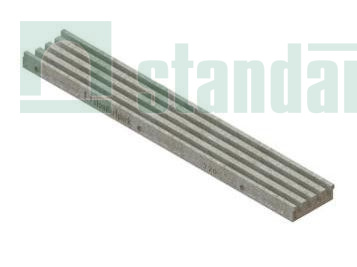 Лоток водоотводный Standartpark, CompoMax Open Slot, ширина 150 мм, h50, серый, арт: 720-С