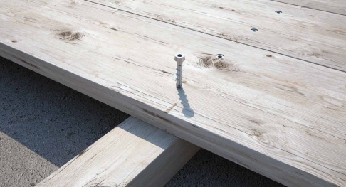 Шуруп с двойной резьбой и потайной головкой, HolzTechnic, Mini Ø5, L=53 мм, А4