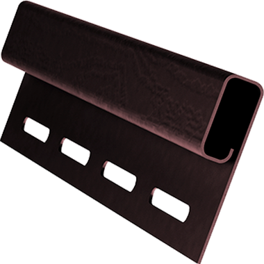 Финишная планка пвх, Grand Line, L=3000 мм серия Premium Acryl, цвет: темный дуб