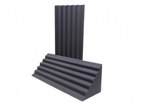 Acoustic Group, FLEXAKUSTIK Wave-BassTrap, 330х330х1000 мм, серый графит