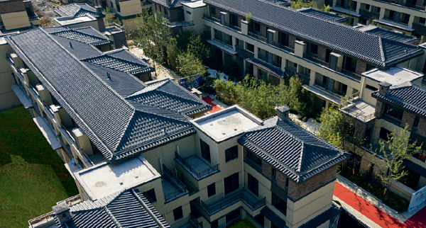 Керамическая черепица Rongguan Roman, цвет: состаренный черный