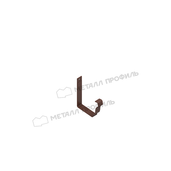Держатель желоба, Металл Профиль Бюджет, Ø120х86 мм, RAL 8017