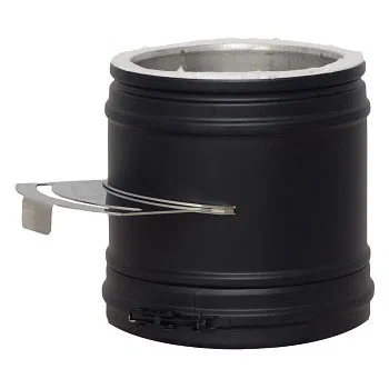 Шибер Schiedel Permeter 25 мм, Ø300/350 мм черный